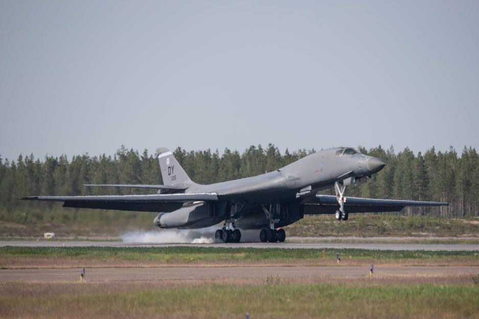 US Bombers In Luleå: Landed In Sweden For The First Time